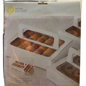 9pc Wilton Treat Boxes w/ Serving Tray (3 sets of 3)
